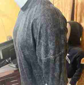 Camisetas Oversize de Hombre con Hombros Caídos, Lavado Ácido, 100% Algodón, Transpirables, de Secado Rápido, Personalizadas por Sialkot Sports Pakistán - Product Image 6