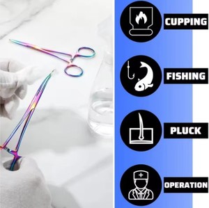 คีมจับเข็ม คีมผ่าตัด ชุดเครื่องมือผ่าตัด คีมหนีบห้ามเลือด คีมปากแหลม - Product Image 6