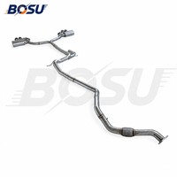 Kit de tuning racing OEM de haute qualité en acier inoxydable SS304 pour tuyau de silencieux arrière Audi A4 A5 2.0T B9 2017-2024