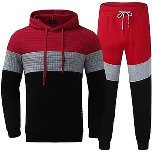 Nouvel arrivage de qualité supérieure de vestes et pantalons de survêtement 2 pièces survêtement personnalisé de qualité supérieure pour hommes - Product Image 4
