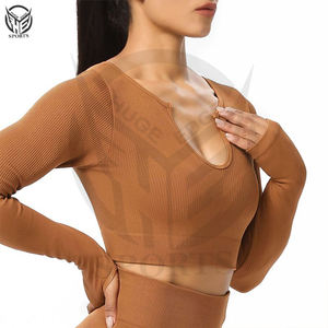 Conjunto Deportivo de Yoga para Mujer 2026, 1 Pieza, Manga Larga, Bra Deportivo, Leggings, Ropa de Gimnasio - Product Image 3