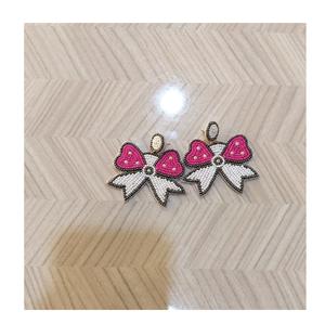 Pendientes de cuentas étnicas de la mejor calidad con diseño tribal, joyería tradicional hecha a mano para bodas, fiestas y regalos de la India - Product Image 1
