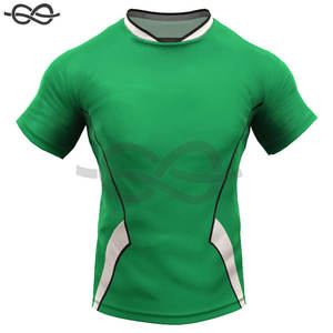 ชุดรักบี้แบบยูนิเซ็กซ์ ราคาโรงงานขายส่ง แขนสั้น ระบายอากาศได้ดี พิมพ์ลายตามสั่ง สำหรับการฝึกซ้อม - Product Image 2