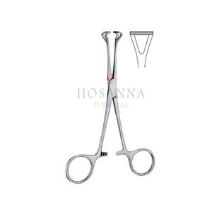 Pinzas Intestinales de Babcock de Acero Inoxidable de Alta Calidad Hosanna Surgical de 6.25 Pulgadas, Juego de Instrumentos Manuales con Certificación CE - Product Image 4