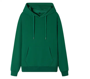 Sweat-shirt à capuche oversize ample en coton 100% uni, col rond, épaules tombantes, pour homme et femme, vente en gros - Product Image 4