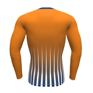 Camiseta de Compresión para Hombre, Material de Poliéster y Elastano, Color Sólido, Manga Corta, Camisetas de Compresión Lisas - Product Image 4