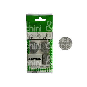 ROUND <b>FELT</b> Thickness 5 mm Made of <b>wool</b> Grey colour In blister pack - Product Image 1