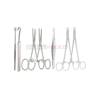Set de Traqueostomía de 41 Piezas, Kit Completo de Cirugía de Emergencia para Bypass Menor, Manual, Acero Inoxidable Alemán, Cricotirotomía, ORL, Tiroides - Product Image 6
