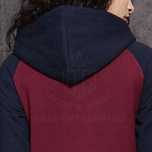 เสื้อฮู้ดสำหรับผู้หญิงบริการ OEM เสื้อฮู้ดสีตัดกัน - Product Image 6