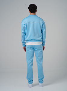 Ensemble survêtement décontracté d'hiver personnalisé 2025, pantalon empilé, sweat-shirt à capuche, survêtement évasé, 100% polyester, polaire respirant, unisexe - Product Image 6