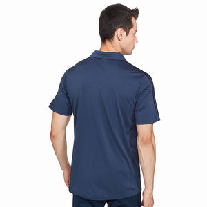 Camiseta Ajustada de Color Azul Marino Liso al por Mayor para Hombre, Ropa de Verano Transpirable de Secado Rápido, Camisetas Polo para Hombre - Product Image 2