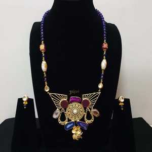 Ensemble de pendentifs en or avec boucles d'oreilles Floral Designer Fusion Premium Fine Jewelry - Product Image 4