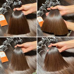 Extensions de cheveux humains vierges vietnamiens 100% naturels, super double trame, lisses et raides, en gros stock - Product Image 2