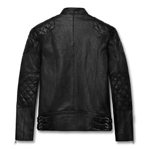 Chaqueta de Cuero para Hombre, Estilo Motero Clásico, Chaquetas de Cuero para Hombre, Nuevo Modelo, Chaqueta de Cuero de Diseño de Moda de Alta Calidad para Hombre - Product Image 2