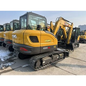 Nouvelle pelle sur chenilles XE60GA 2026, poids opérationnel de 6 à 20 tonnes, avec godet, climatisation jaune, garantie 1 an - Product Image 2