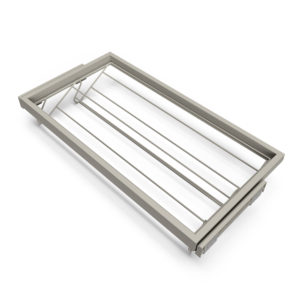 Eluca Stone Grey 900mm in metallo scarpiera e telaio Kit armadio regolabile Soft-Close guide scarpe comode stand - Product Image 1