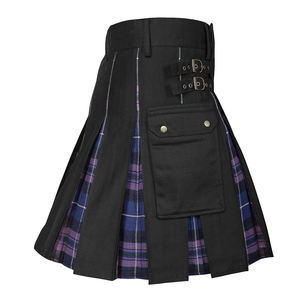 Men's Short <b>Skirt</b> Traditional Practical Kilt Men's <b>Skirt</b> Kilt New Fashion <b>Pocket</b> Scottish Kilts for Men's - Product Image 3