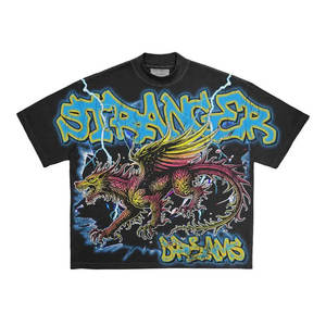 Camiseta cuadrada para hombre Servicios OEM profesionales de alta calidad disponibles Diseño de la mejor tarifa Su propio estilo Crop Boxy T Shirt - Product Image 2