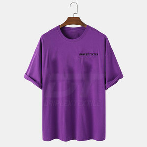 Nuevo diseño de ropa de verano de ajuste suelto impreso 100% algodón camisetas de manga corta último diseño camisetas para hombres - Product Image 1
