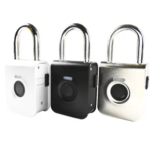 OEM / ODM Hardened Steel Keyless Gym Biometric Locker Lock High Quality Outdoor Waterproof Padlock With Fingerprint