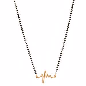 Mangalsutra tradicional de calidad superior con acabado antiguo disponible a precios al por mayor de La India - Product Image 5