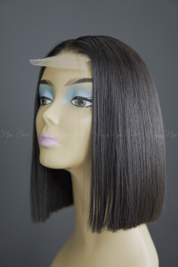 ผมต่อเวียดนามแท้สีธรรมชาติแบบสั้น  วิกผมตรง  ฐานลูกไม้ HD  ปมฟอกสี - Product Image 3