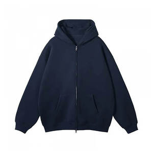 Sudaderas con Capucha y Cremallera para Hombre, Alta Calidad, 100% Algodón, Bordadas, de Felpa, Ecológicas, Ajustadas, Talla Grande, al por Mayor - Product Image 4