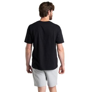 T-shirt basique à col rond pour hommes 100% coton, couleur unie, hauts classiques de haute qualité avec motif lavé, tenue quotidienne décontractée - Product Image 3