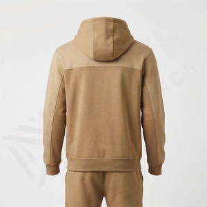 Ensemble de survêtement pour homme en molleton technique OEM, coupe ajustée, marque privée, jogging d'hiver, imprimé uni, deux pièces - Product Image 2