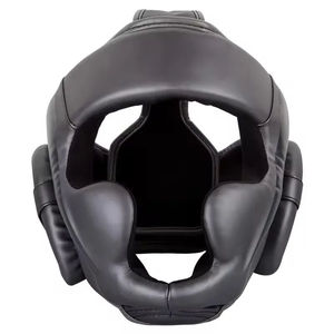 Alta calidad personalizable PU Modular transpirable cara completa cabeza guardia boxeo artes marciales Fitness entrenamiento cómodo OEM - Product Image 2