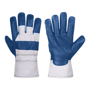 Gants de construction gréeur en cuir de vachette canadien de meilleure performance, doux et confortables, résistants à l'abrasion pour le travail - Product Image 6