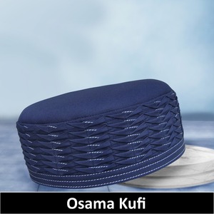 Chapeau de prière Kufi pour homme USAMA, polyester et coton de qualité supérieure, finition de haute qualité, logo personnalisé, style décontracté - Product Image 5