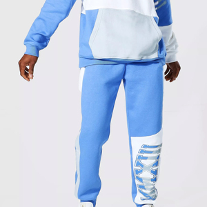 Ropa deportiva de gimnasio para hombre con logotipo personalizado, conjuntos cómodos de joggers de lana, chándales estampados XL para entrenamiento de invierno, cómodos para hombre - Product Image 4