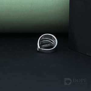 Boda Fiesta 14KT Oro Diamante Anillo Moda Enfocado para Cada Día Especial - Product Image 4