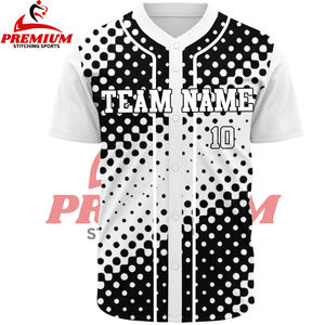 Camiseta de Béisbol Personalizada de Alta Calidad para Hombre, 100% Poliéster, Sublimación, Secado Rápido, Uniforme Transpirable para Softbol - Product Image 3