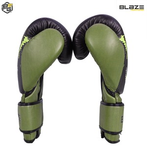 Guantes de competición de cuero genuino de alta calidad para Artes Marciales Kickboxing Muay Thai entrenamiento absorción de humedad secado rápido para - Product Image 4