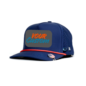 Casquette de baseball et de golf structurée en PVC caoutchouc personnalisée avec logo découpé au laser, 5 panneaux, pour homme, vente en gros - Product Image 2
