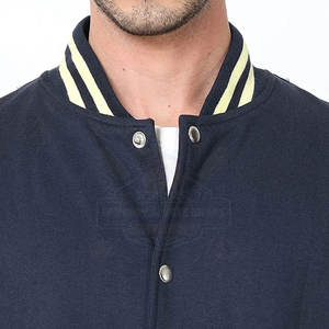 Meilleure vente Veste coupe-vent Letterman pour homme nouveau style de vêtements d'hiver à la mode avec col montant - Product Image 6