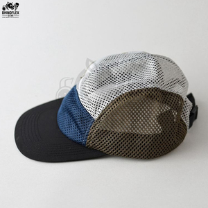 Gorra de Campamento con Cordón Ajustable, 100% Algodón, con Cierre a Presión, Diseño Triangular Perforado con Láser, en Venta - Product Image 2