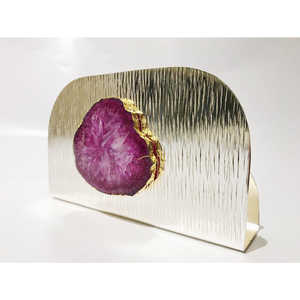 Porte-serviettes moderne utilisé pour la maison, l'hôtel, le Restaurant et le bureau porte-serviettes en métal couleur argent Design Unique table porte-serviettes - Product Image 6