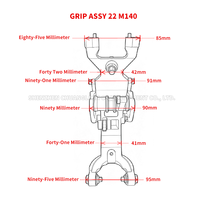 Ensemble de préhension d'outils Brother M140-22T 22, pour perceuse-taraudeuse Brother M140-22T ATC, pièces de rechange