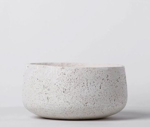 Maceta de hormigón de diseño moderno, Color blanco para el hogar, balcón, jardín, interior y exterior, maceta decorativa de hormigón - Product Image 2