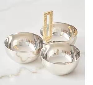 Frutero de Metal Estilo Árabe con Tapa, Bandeja para Frutas y Frutos Secos, Vajilla Islámica para Mesa de Ramadán y Eid - Product Image 4