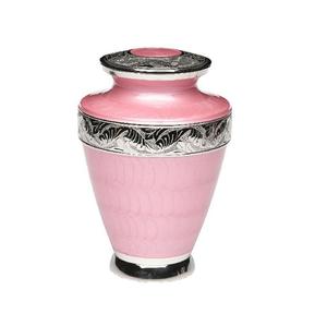 Brass Cremation Adult Urns Blue Color <b>Funeral</b> <b>Supplies</b> of Keepsake Brass Adult Ashes Urns for Burial Services - Product Image 5