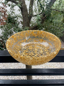 Bol et plat de service en résine écologique artisanale - Passe au lave-vaisselle - Prêt pour les fêtes - Design d'art moderne personnalisable pour un usage domestique - Product Image 6