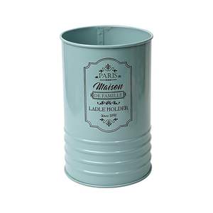 Soporte único para cubiertos de hierro con aspecto rústico vintage adecuado para mesas de comedor de estilo rural e interiores de casas de lujo - Product Image 1