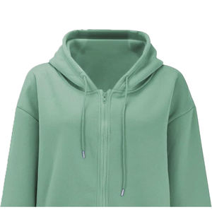 Vestido Sudadera de Forro Polar Personalizado para Mujer, 100% Algodón, Transpirable, Resistente al Viento, Ecológico, 360g, Diseño en Relieve, Bordado - Product Image 4