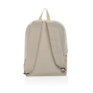 Impact Aware Recycled Canvas Promotional <b>Backpack</b> Sustainable Merchandising with Awareness Features - Product Image 6