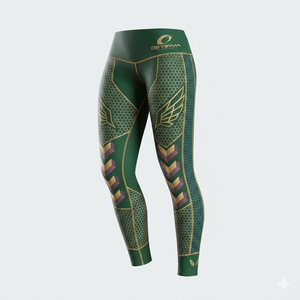 Leggings longs à taille haute pour femmes OSTRIYA, imprimé géométrique, extensibles, en spandex et polyester, logo personnalisé, leggings de haute qualité - Product Image 1