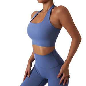 Custom Gym Bra and <b>Leggings</b> High Quality Luxury Outfit Wear 3 Piece Pants Sport Fitness <b>Women</b> Yoga Sets <b>for</b> <b>Women</b> with logo - Product Image 3